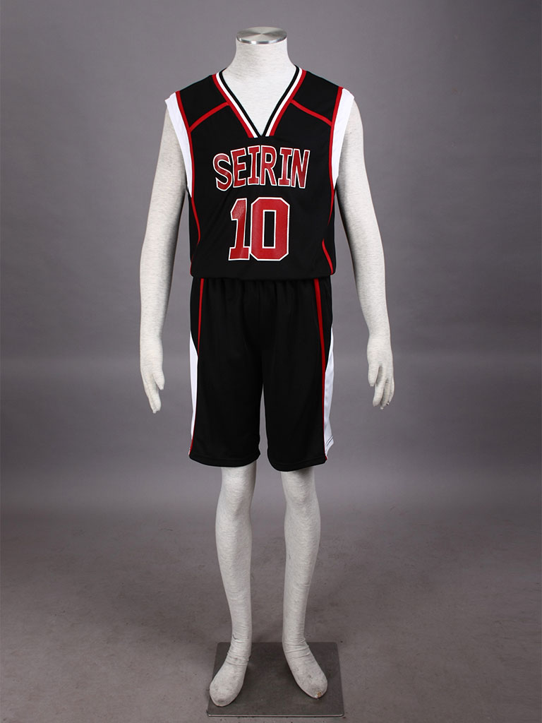Kuroko's Basketball Taiga Kagami Teikō Middle School Basketball Team Uniform Black Number 10 Cosplay Costume